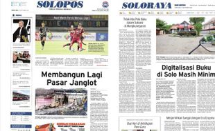 Solopos Hari Ini: Membangun Lagi Pasar Janglot