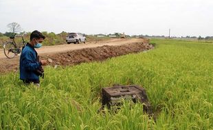 Yoni Berbentuk Kepala Hewan di Lahan Terdampak Tol Solo-Jogja, Pelaksana Proyek Pastikan Tidak Digusur