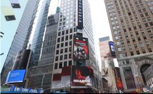 Viral! Video Klip Atta Halilintar Bertema Indonesia Muncul di Billboard Times Square