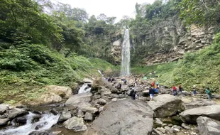 Hore! Objek Wisata Grojogan Sewu Dibuka Kembali