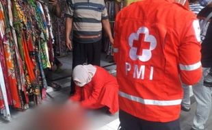 Bikin Geger, Bakul Dawet Meninggal Dunia Mendadak di Pasar Kota Sragen