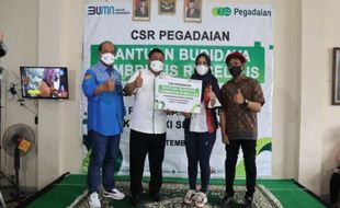 Sukses Budidaya Cacing, Diwa Foundation Dapat Bantuan dari Pegadaian