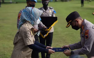 Serbuan Vaksinasi Dinilai Sukses, Polres Klaten Dapat Penghargaan