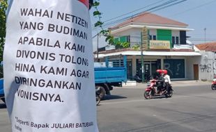 Selebaran Sindiran Muncul Lagi di Klaten, Kali Ini Singgung PPKM hingga Koruptor Bansos Covid-19