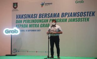 BP Jamsostek Gelar Vaksinasi Sasar Ojol di Terminal Tirtonadi