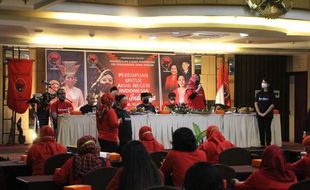 Puluhan Kader Perempuan PDIP Klaten Ikuti Pembekalan Politik PUAN