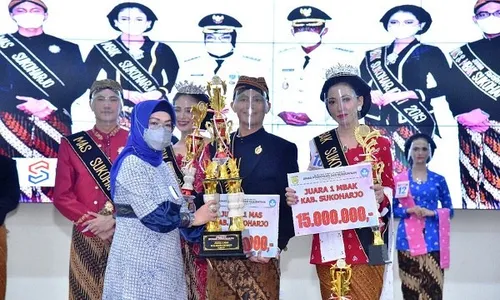 Ini Dia Juara Mas Mbak Duta Wisata Sukoharjo 2021