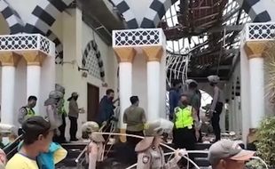 Kasus Atap Masjid Ambrol Uji Kemampuan Matematika Kapolres Sukoharjo