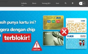 Ganti Kartu ATM BCA Lama ke Chip Sebelum Diblokir, Begini Caranya