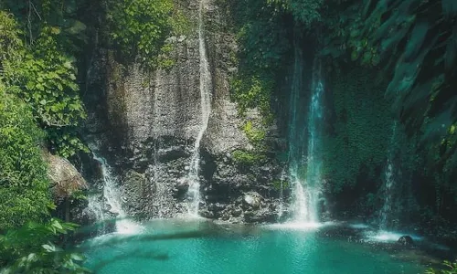 Pesona Curug Sibedil Dilingkupi Misteri Suara Tembakan dari Batu