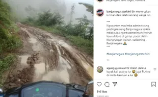 Jalan Rusak di Banjarnegara Parah Banget: Brocel Kayak Sungai Kering