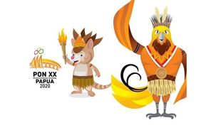 Perkenalkan! Ini Kangpho dan Drawa, Maskot PON XX Papua