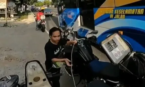 Viral Moge Berbagi Bensin di Jogja, Ternyata Segini Kapasitas Tangkinya