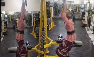 Tangguh! Nenek Tua ini Olahraga di Gym, Bikin Netizen Minder