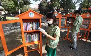 Omah Buku Nawala, Perpustakaan Konsep Outdoor Untuk Literasi Anak Muda