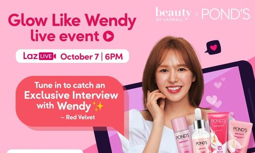 Pond's X Lazmall Persembahkan Glow Like Wendy Brand Day