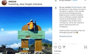 3 Pemanjat Tugu Triangulasi Terungkap, Dilarang Setahun Naik Merbabu