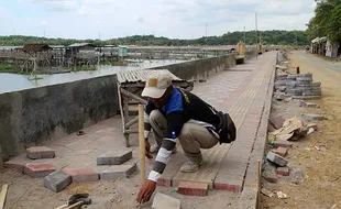 Baru Separuh Waduk, Proyek Jalur Pedestrian Rawa Jombor Dilanjut 2022