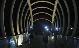 SangiRun Night Trail 2021 Dimeriahkan Instalasi Cahaya 25 Kilometer