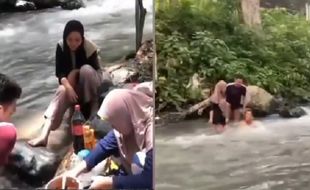 Niat Rekreasi Asyik di Sungai, Para Pemuda Ini Alami Hal Tak terduga