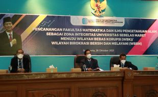 UNS Canangkan FMIPA Jadi Zona Integritas Menuju Wilayah Bebas Korupsi