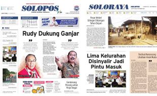 Solopos Hari Ini: Rudy Dukung Ganjar, Genderang Perang untuk Pinjol