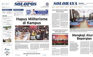 Solopos Hari Ini: Hapus Militerisme di Kampus