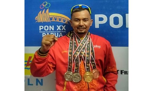 Hebat! Atlet Paralayang Sukoharjo Sabet 4 Medali PON