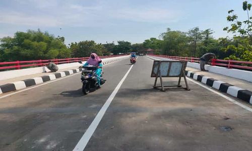 Jembatan Nambangan Wonogiri Rp12,9 Miliar Sudah Bisa Dilewati Lur...