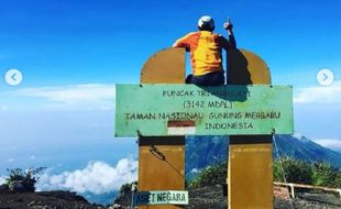 Viral Bapak-Bapak Joget di Tugu Puncak Merbabu, Banjir Kritik