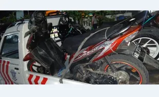 Satria Tabrak Vario di Kartasura, 1 Pembonceng Meninggal Dunia