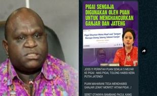 Beredar Chat WA Puan Perintahkan Natalius Pigai Habisi Ganjar