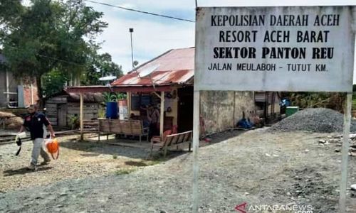 Pos Polisi di Aceh Barat Diberondong OTK, 2 Pelaku Diduga Gunakan AK-47