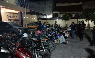 13 Motor Berknalpot Brong Disikat Tim Pandawa Polres Sukoharjo