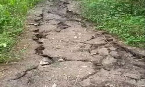 Gunung Abang Retak Akibat Gempa, Pendakian Ditutup