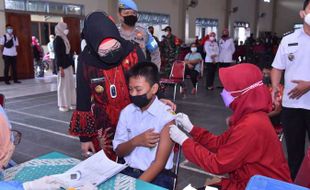 Vaksinasi Covid-19 Anak di Klaten Dimulai, 108.000 Anak Jadi Sasaran