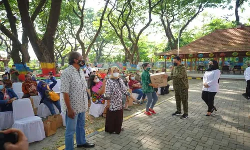 Bantu Pekerja Seni, Pemkot Madiun Beri Bantuan Sembako dan Uang Tunai