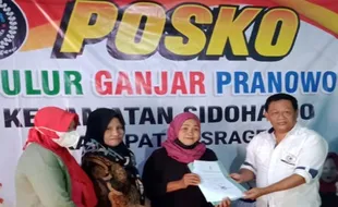 Naikkan Elektabilitas Ganjar Pranowo, DGP Sragen Kembali Dirikan Posko