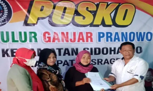 Naikkan Elektabilitas Ganjar Pranowo, DGP Sragen Kembali Dirikan Posko