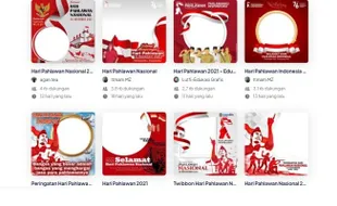 Ini 30 Link Twibbon Hari Pahlawan 2021, Bisa Buat Status WA