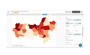 Visualisasi Analisis Data Investasi Jawa Tengah dengan Flourish