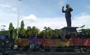 Aksi di Patung Soekarno Boyolali, APPM: Hapus Kekerasan pada Perempuan