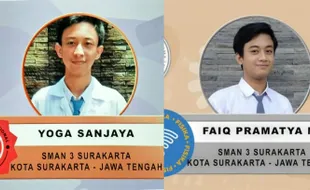 Round Up: 2 Siswa SMAN 3 Solo Borong 2 Medali dari KSN 2021