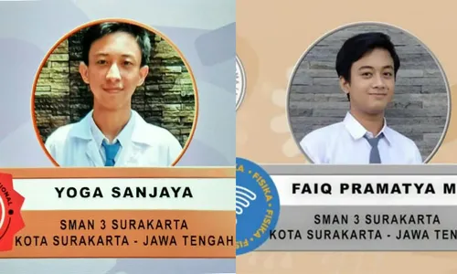 Keren, 2 Siswa SMAN 3 Solo Sabet Medali Perak dan Perunggu di KSN 2021