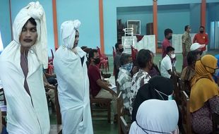 Saat Pocong Ikut Edukasi Warga Boyolali Soal Vaksinasi