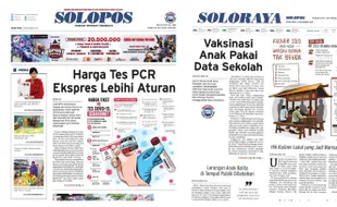 Solopos Hari Ini: Harga Tes PCR Ekspres Lebihi Aturan