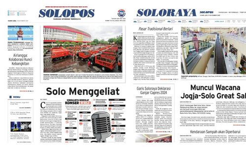 Solopos Hari Ini: Solo Menggeliat, Muncul Wacana Solo-Jogja Great Sale