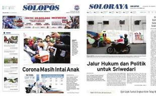 Solopos Hari Ini: Corona Masih Intai Anak