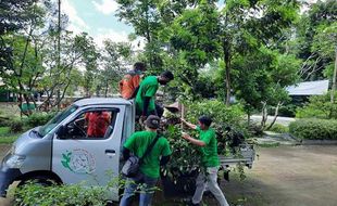 Patut Dicontoh! Ratusan Anggota LDII Solo Bersih-Bersih Kawasan TSTJ