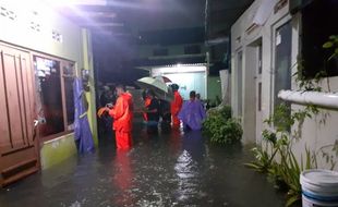 Kali Meluap, Seratusan Rumah di Todipan Purwosari Solo Kebanjiran